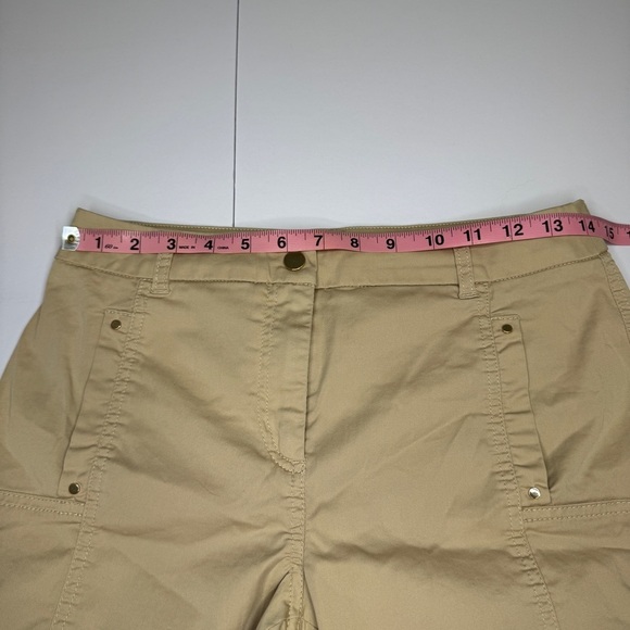 Chico’s Bermuda Shorts Size 00 (US 0/XS) Khaki Stretch Utility Casual - Picture 11 of 15